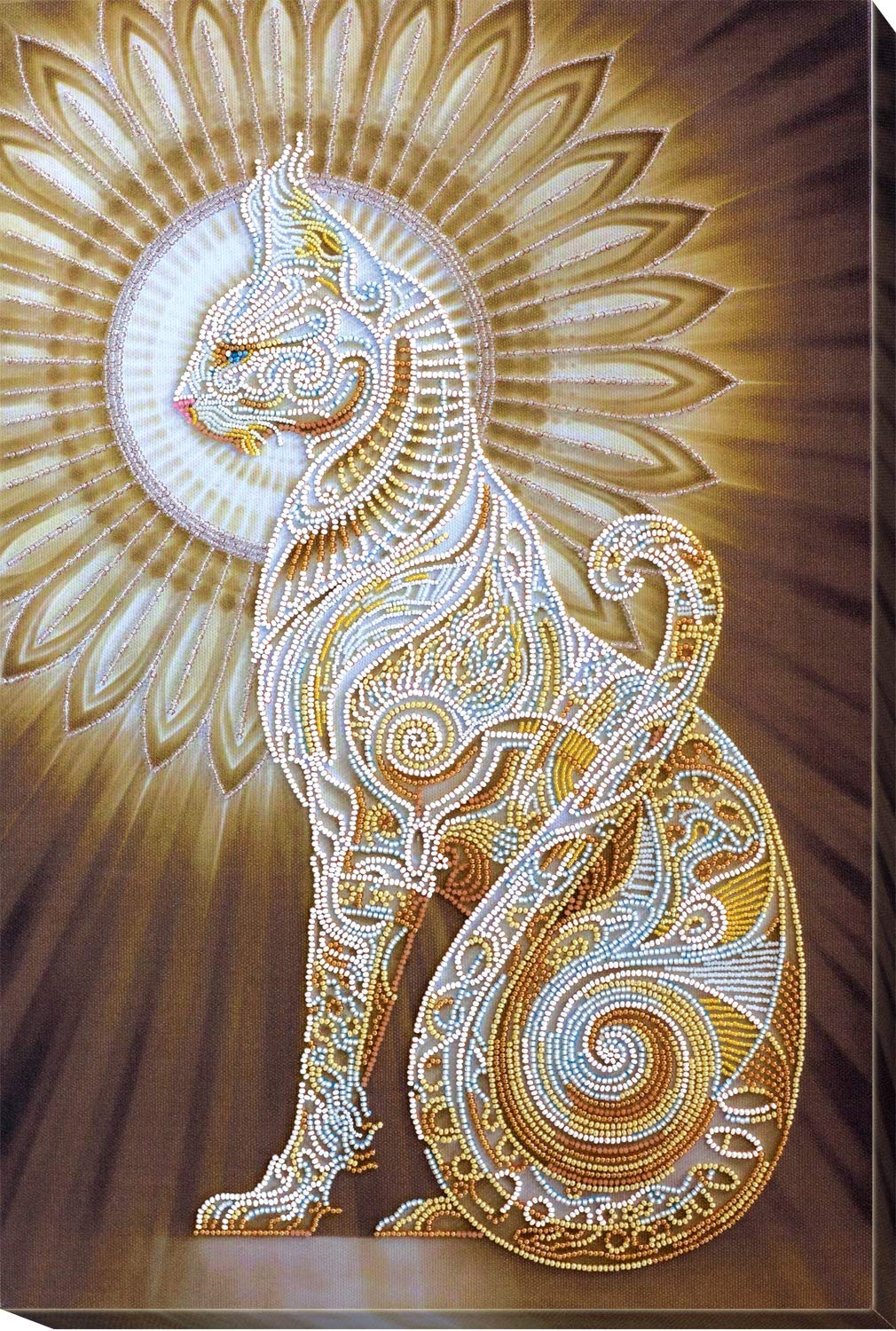 Zestaw do haftowania koralików. Zestaw do samodzielnego wykonania koralików dla początkujących. Ręcznie wykonany zestaw do koralików od Abris Art Ukraine. Stylowy zestaw do robótek ręcznych, wzór