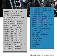 Vista 6 de Filtro de líquido de transmisión automática ATF 25430-PLR-003 044-0382 compatible con Honda Accord Civic CRV CRZ Element Fit Insight Odyssey