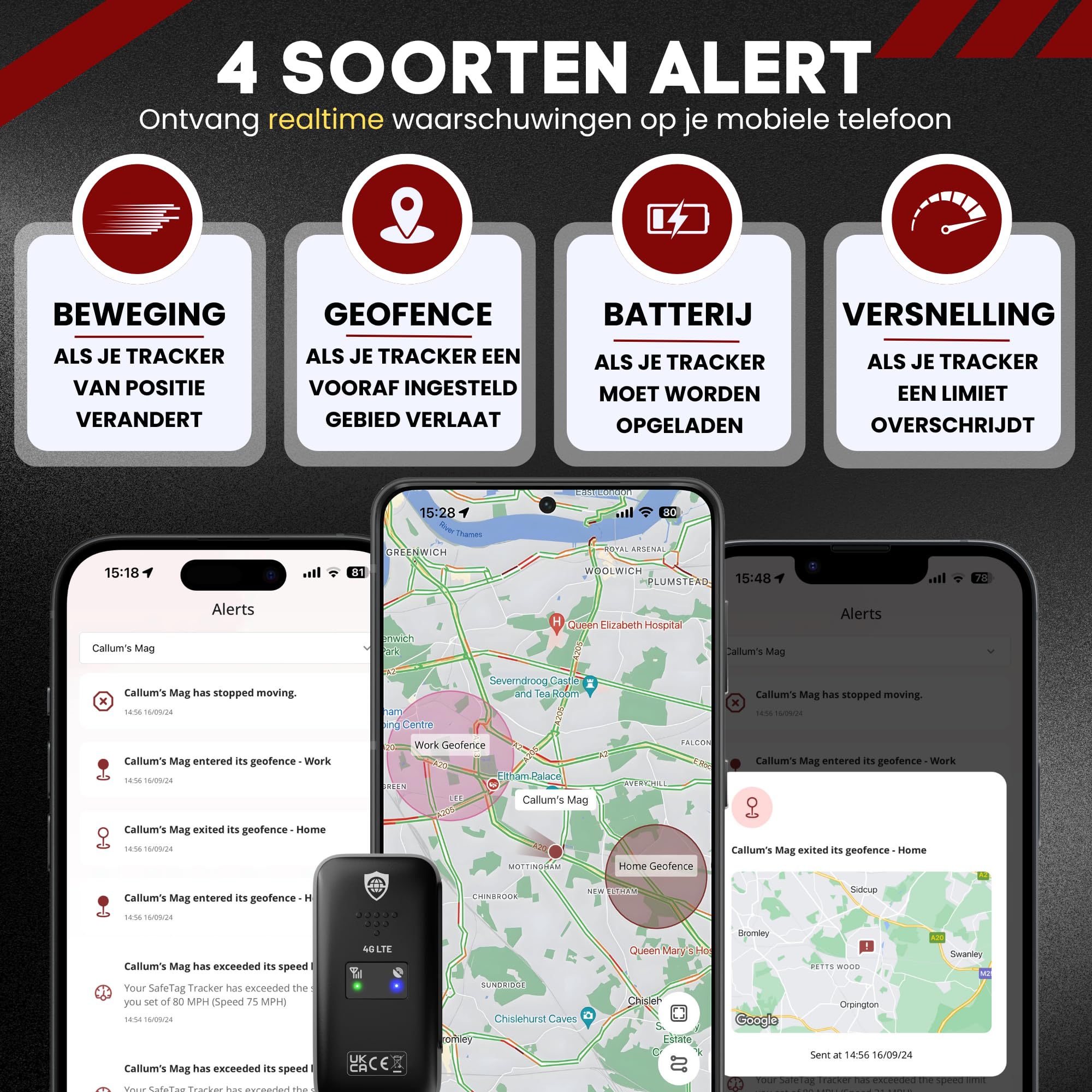 Safetag Mag ? Rechargeable Magnetic GPS Tracker, Car Safetag Mag ? Rechargeable Magnetic GPS Tracker, Car