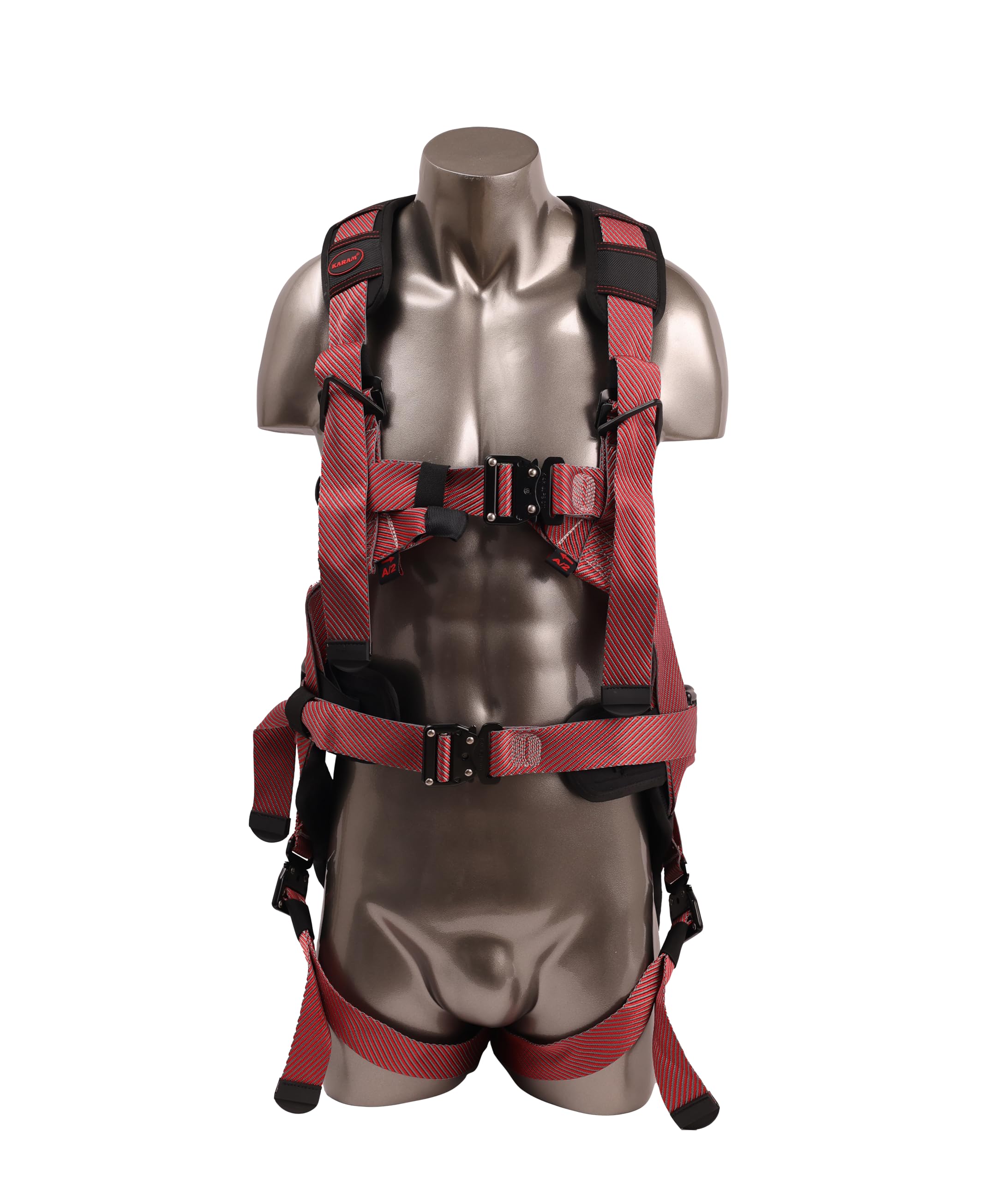 Karam Magna Premium Full Body Safety Harness for Fall Arrest & Work Positioning with Waist Belt | Adjustable Straps with D-Ring | Construction Harness & Climbing Harness | Fall Protection | MAGNA2(W)-image-42