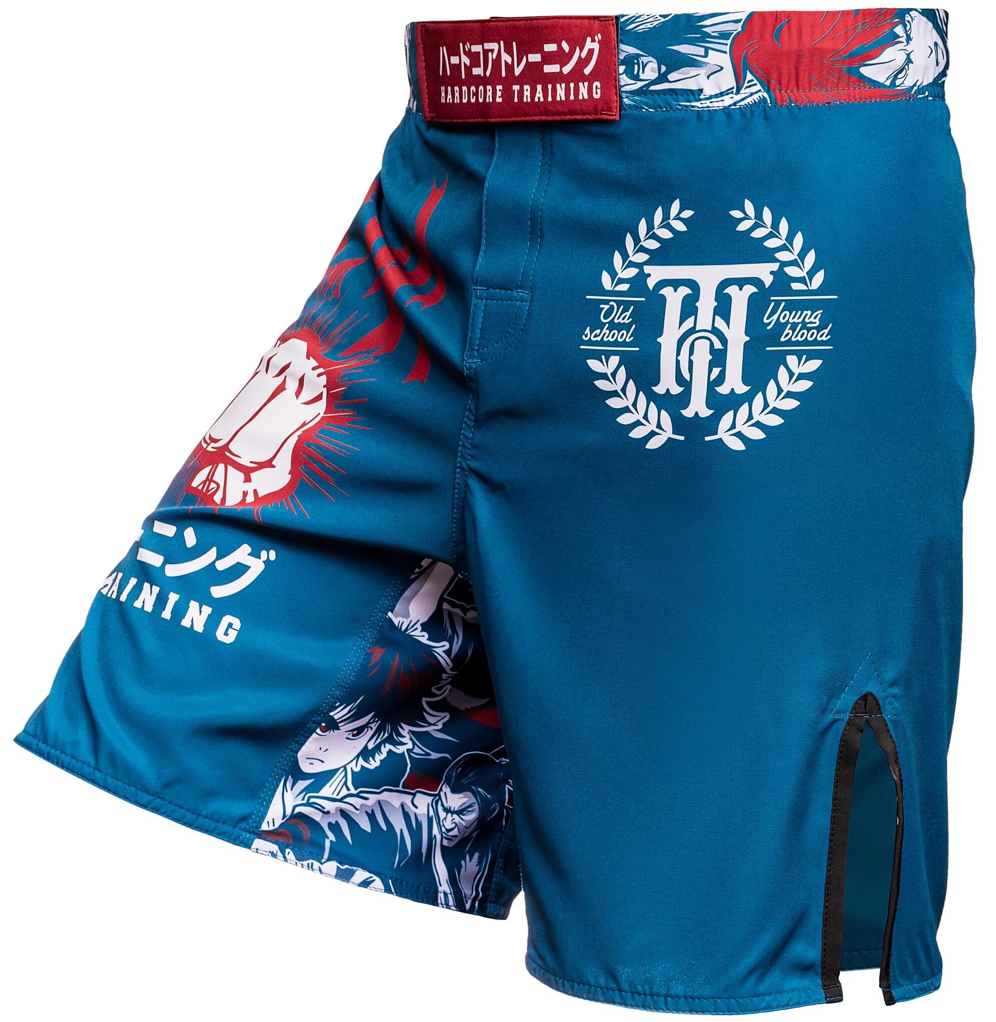 Hardcore Training Fight Shorts Hombre Pantalones Cortos MMA BJJ Boxeo Grappling Fitness No Gi - 2