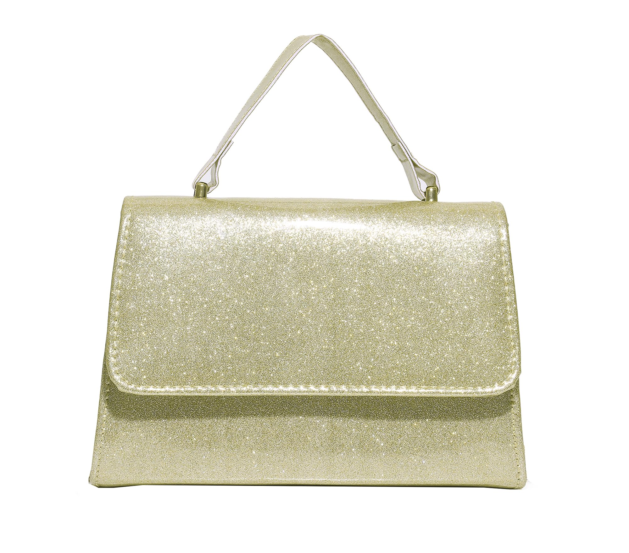 MUDUO Women's Glittering Evening Bag Party Clutches Wedding Purses Cocktail Prom Handbags (Champagne-05)