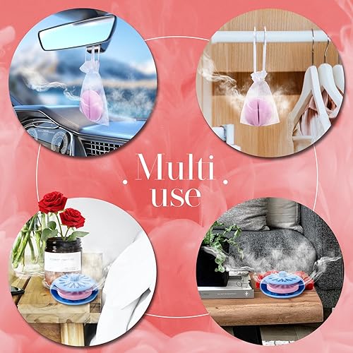 Miniatura 6 de SHARLOVY Vaporizadores de ducha de aromaterapia con bandeja, regalos para el día de la madre, 20 vaporizadores de ducha orgánicos para mujeres,