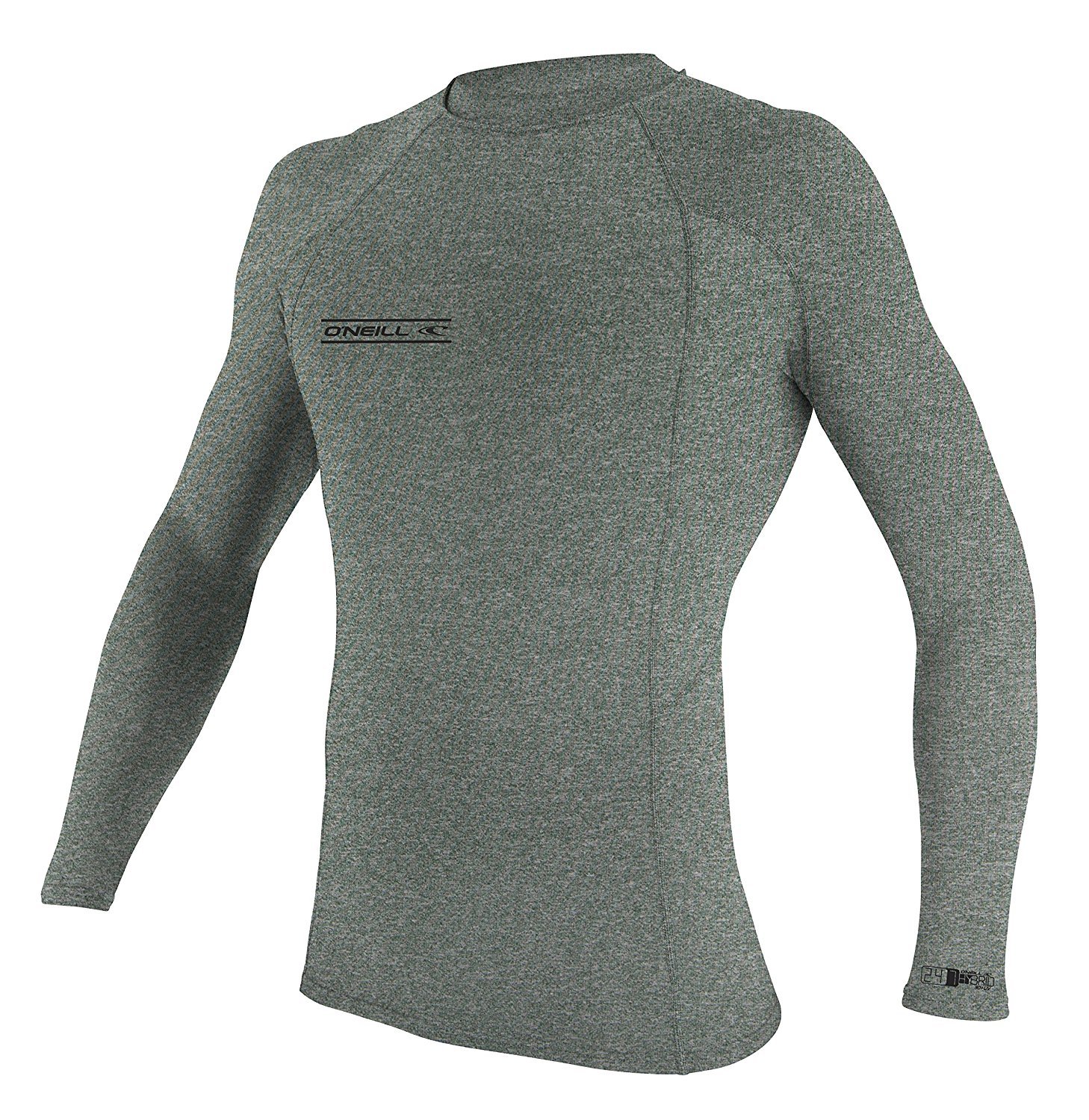 O'Neill Men's Basic Skins Long Sleeve Rashguard, Light Olive Hybrid, XX-Large
