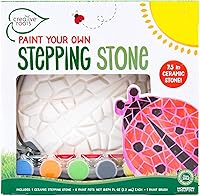 Vista 19 de Creative Roots Pinta tu propia piedra #1 para mamá, kits de manualidades para niños, cerámica para pintar, a partir de 6 años