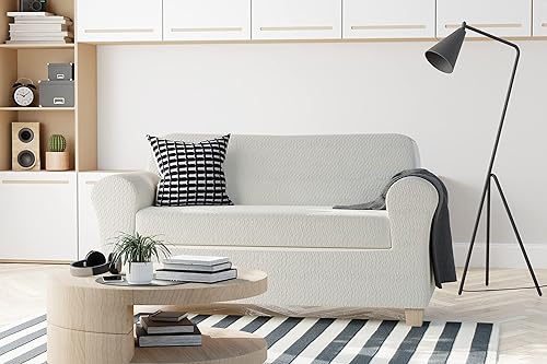 Vista 54 de Zenna Home Simply Fit - Funda elástica para sofá (1 pieza), color crudo
