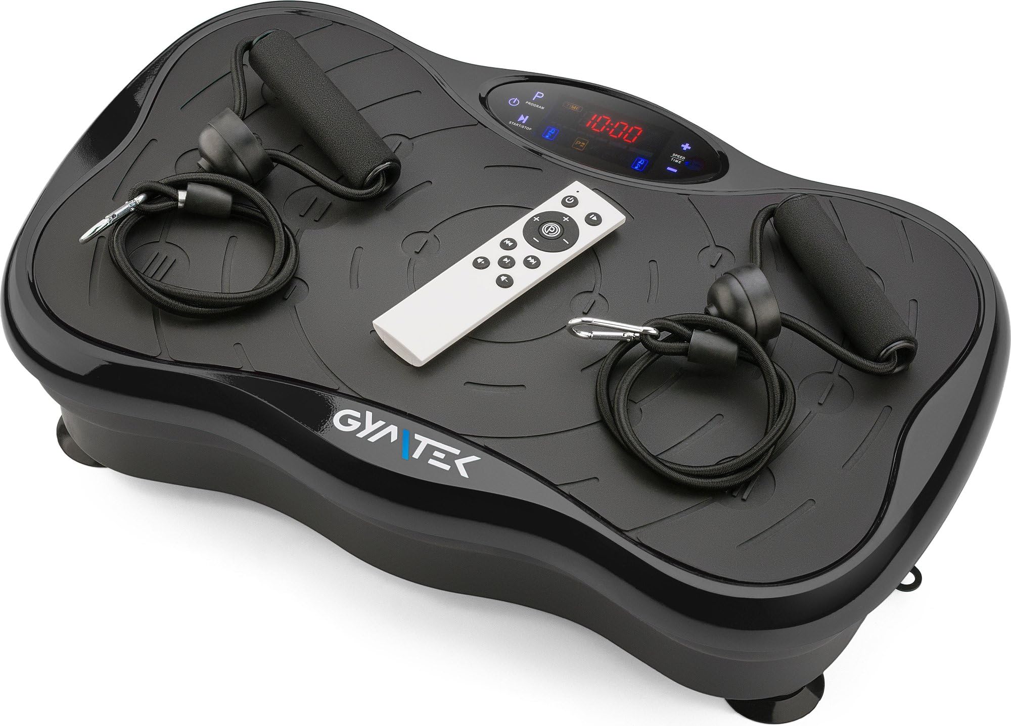 Gymtek Vibrationsplatte - Rüttelplatte Sport für Zuhause mit 99 Geschwindigkeitsstufen, 5 Trainingsprogrammen und Touchscreen – Ideal für Gewichtsabnahme, Fettverbrennung und Muskelaufbau