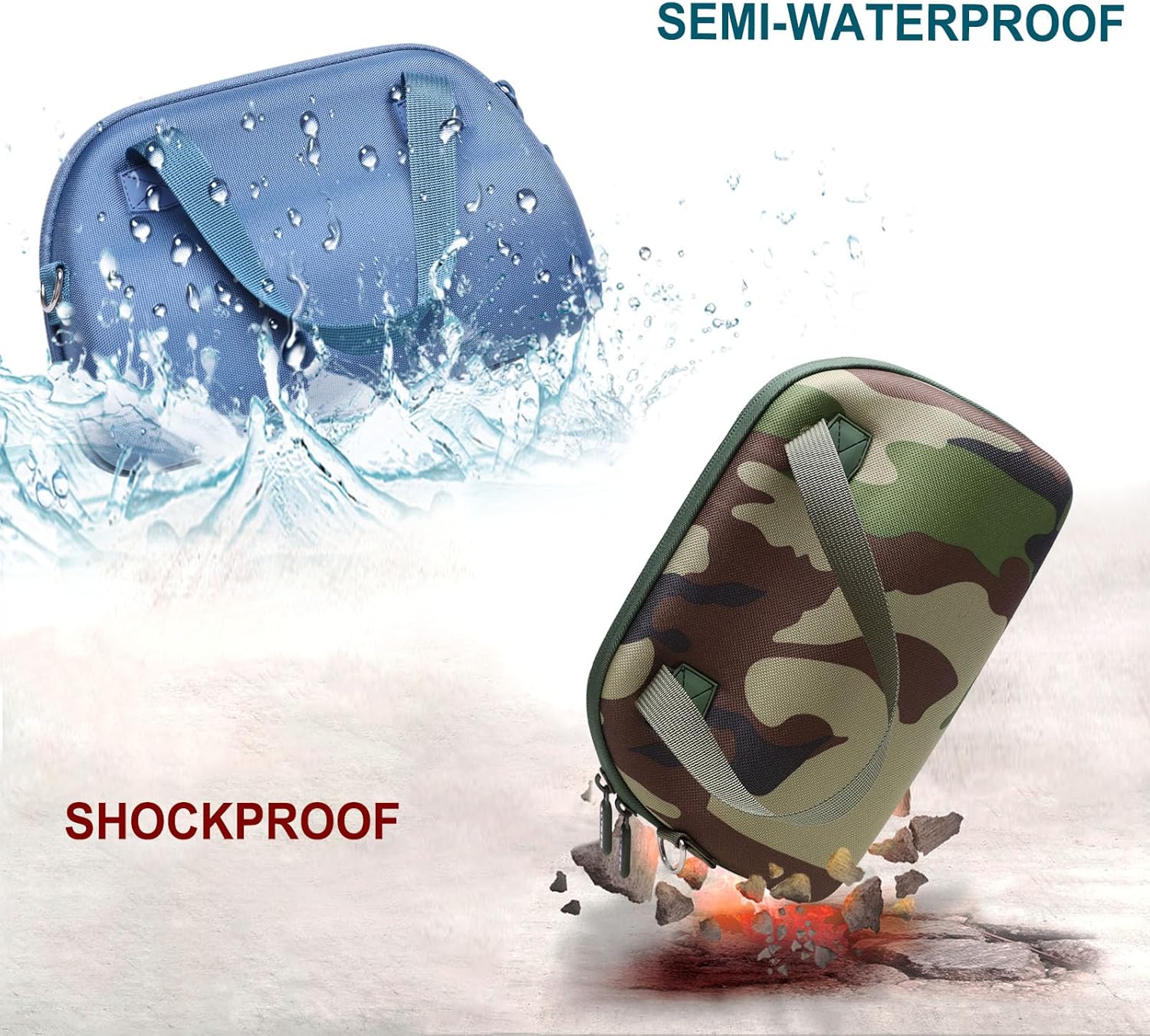 LTGEM Case Compatible with JBL Charge 6 /Charge 5 /Charge 4 Portable Speaker with Removable Strap, Black - Image 5