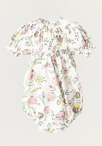 Miniatura 2 de NOTHING FITS BUT Vestido clásico de lino y algodón para bebé, mameluco Hana, vestido casual para bebés