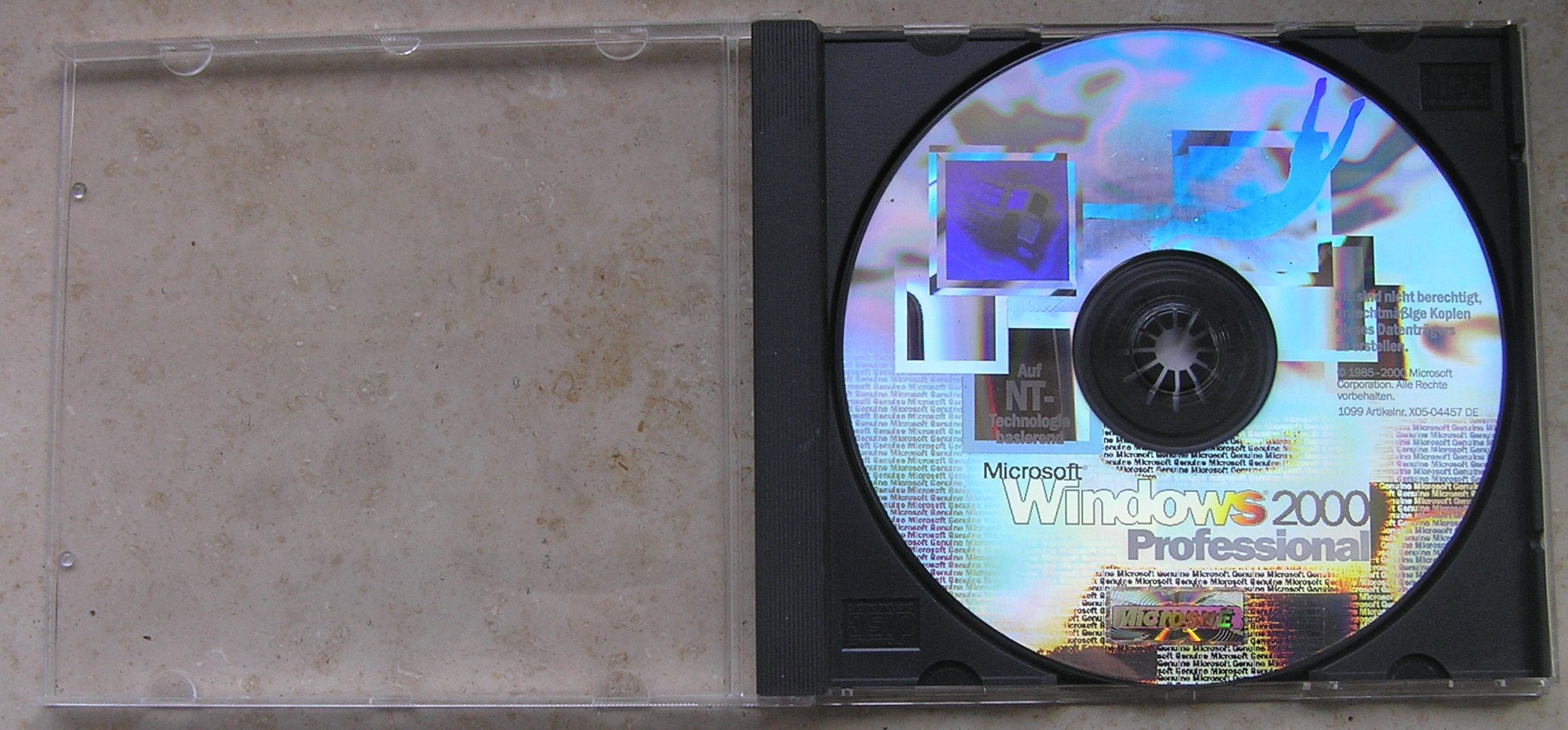 MS Windows 2000 Pro CD / für den professionellen Anwender