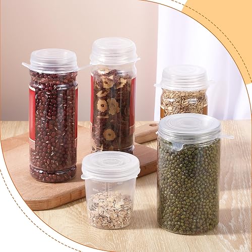 Miniatura 6 de 8 piezas más gruesas, tapas elásticas de silicona, reutilizables, expandibles, selladas, para almacenamiento de alimentos frescos, para pequeños