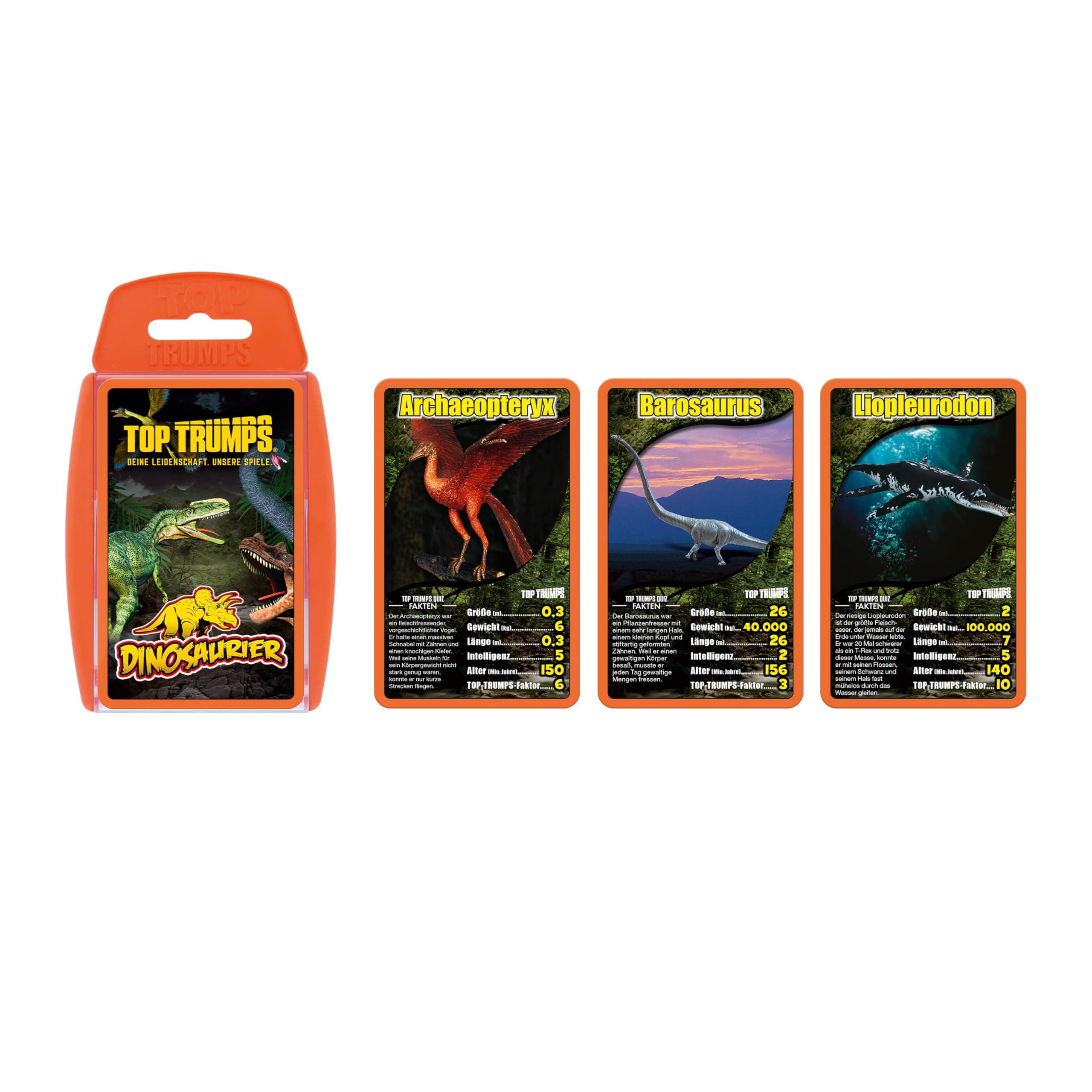 Top Trumps Dinosaurios: Juego De Cartas Educativo En Inglés, Descubre Datos De T-Rex Y Otros Dinosaurios, Incluye Caja De Plástico