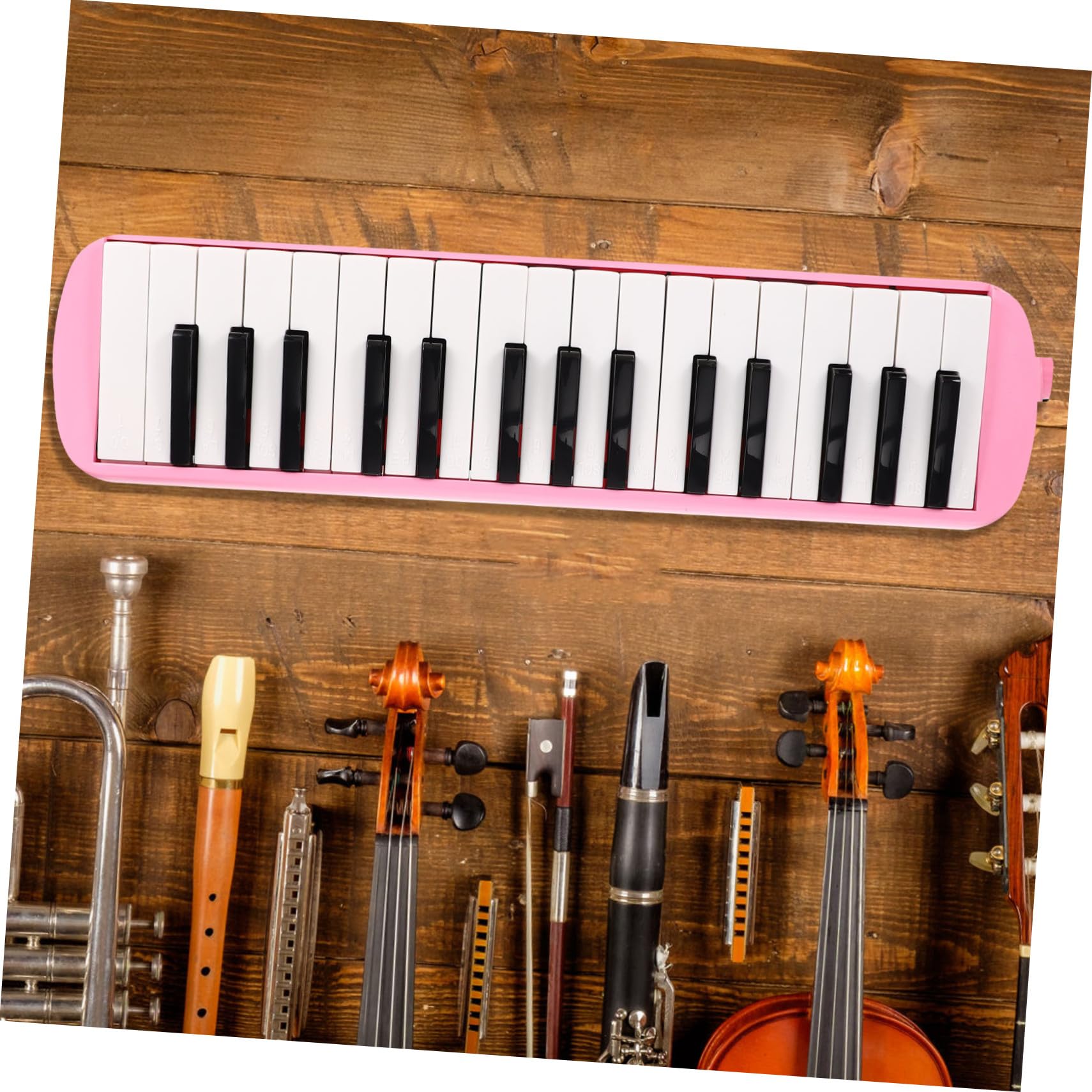 Beaupretty Melodica Tasti per Adulti Strumento Musicale Fiato Facile da Imparare Materiale Resistente e Sicuro per Principianti e Sviluppo Talenti Musicali