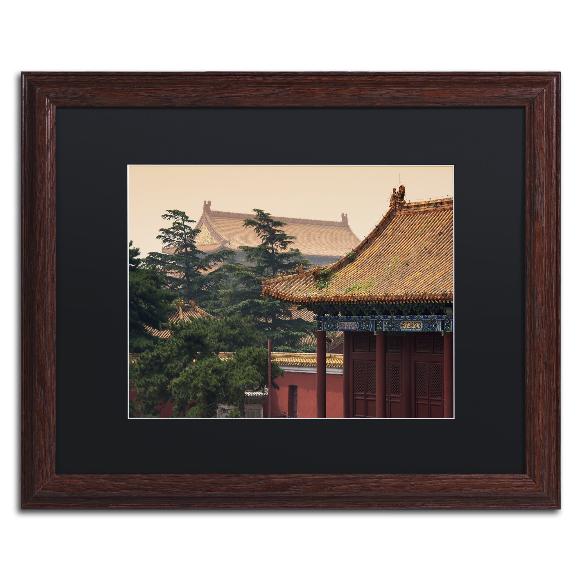 Ming Dynasty by Philippe Hugonnard, Black Matte, Wood Frame 16x20-Inch