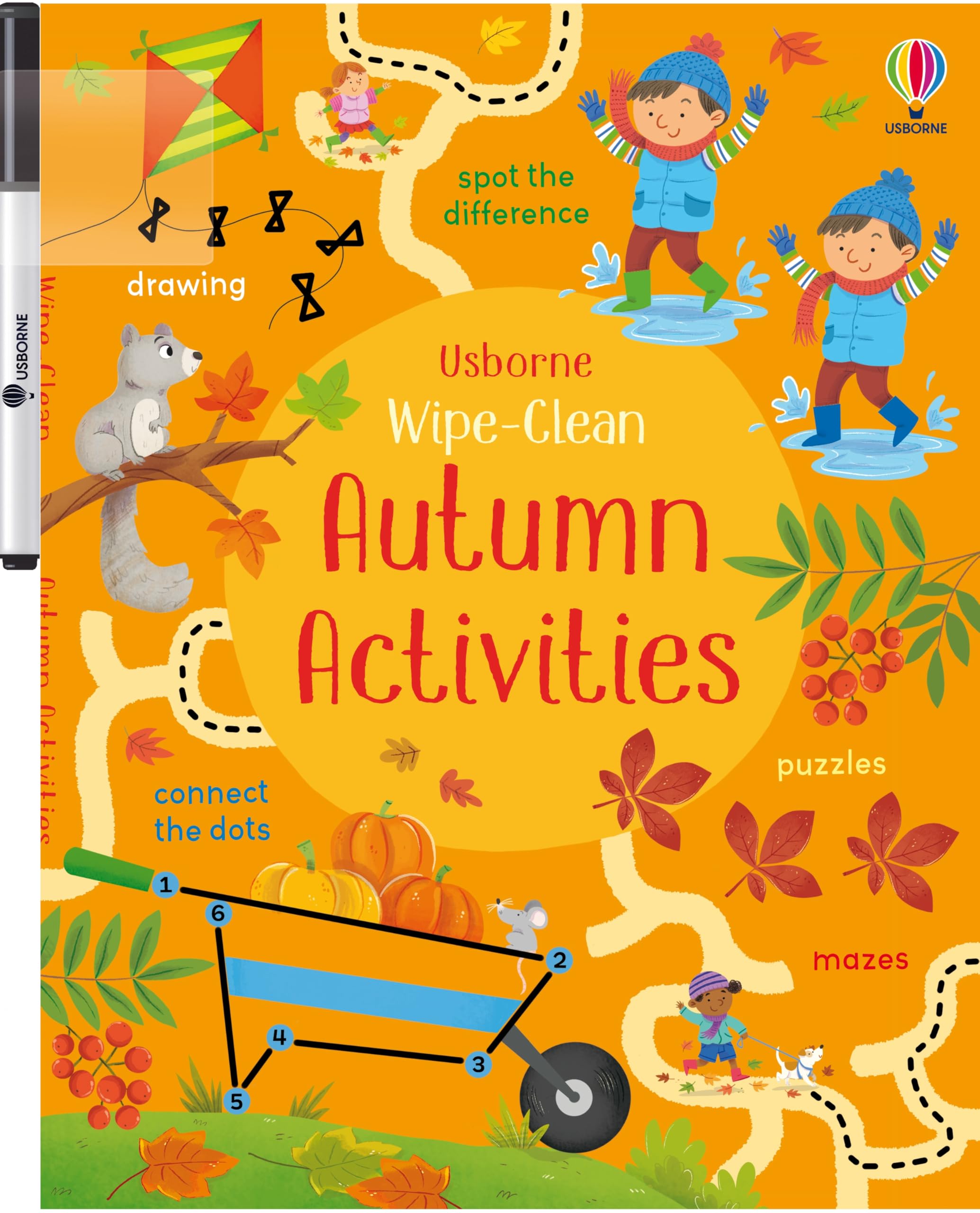 Kirsteen Robson Wipe-Clean Autumn Activities Paperback Book