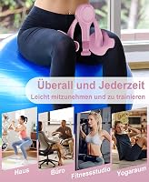 TINRIEF Combifitnessgerät Oberschenkeltrainer Beckenboden Trainingsgerät 6.8-31.8kg Widerstandsband 5