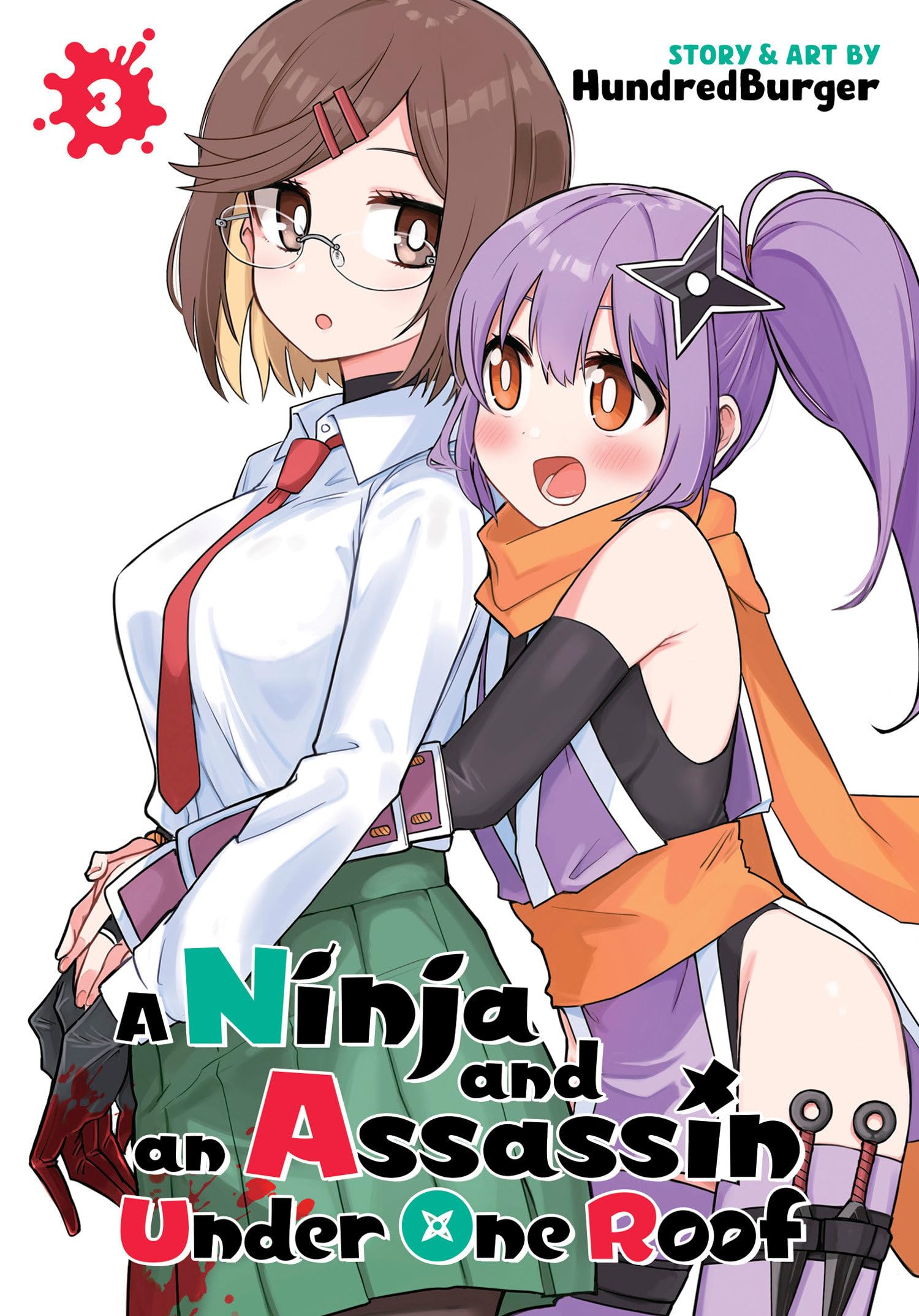 A Ninja and an Assassin Under One Roof Vol. 3 by HundredBurger (Paperback Book)