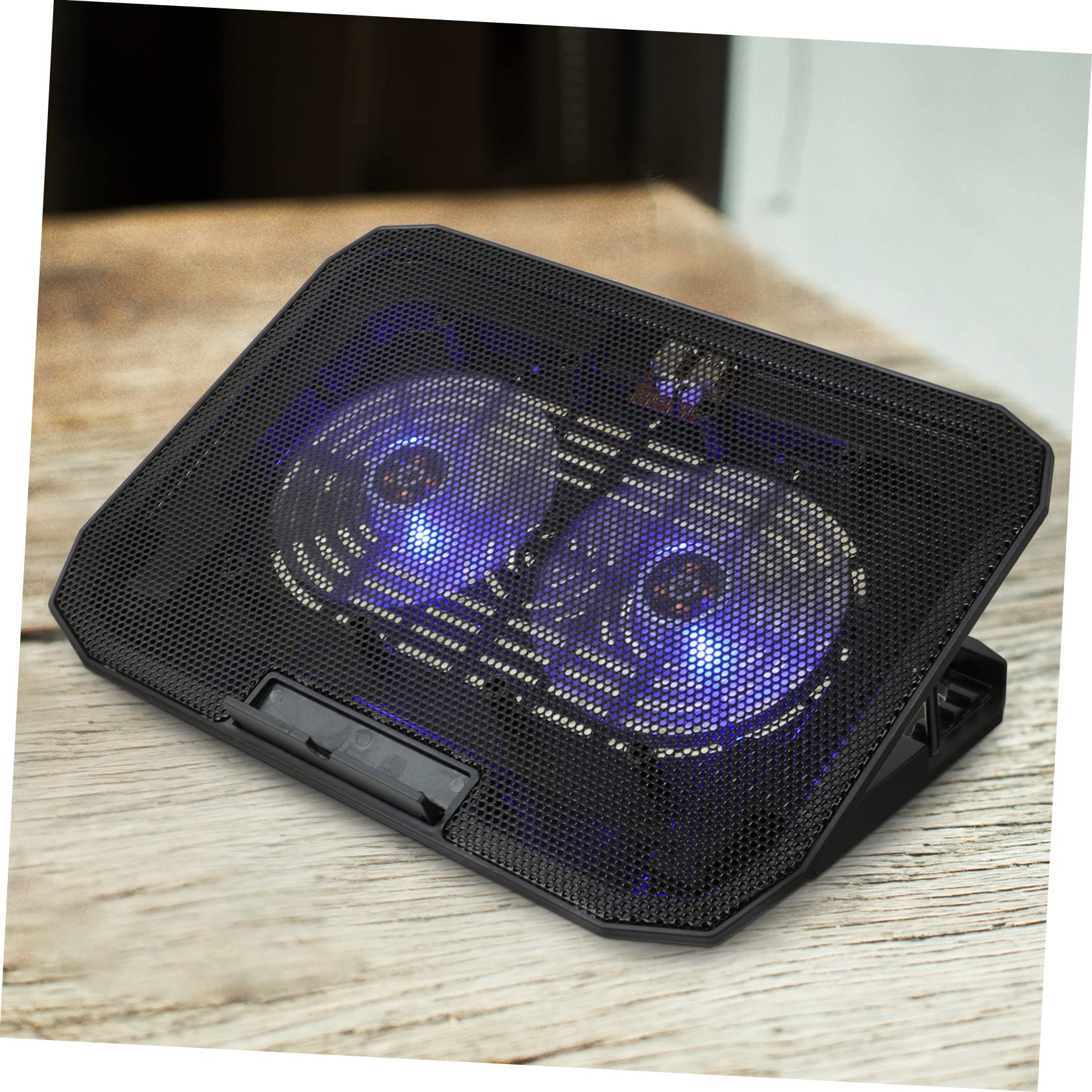 SHINEOFI Refroidisseur pour Ordinateur Portable Support De Dissipation Thermique Ventilateur Extraction De Radiateur Support pour Ordinateur Portable Refroidisseur Robuste pour