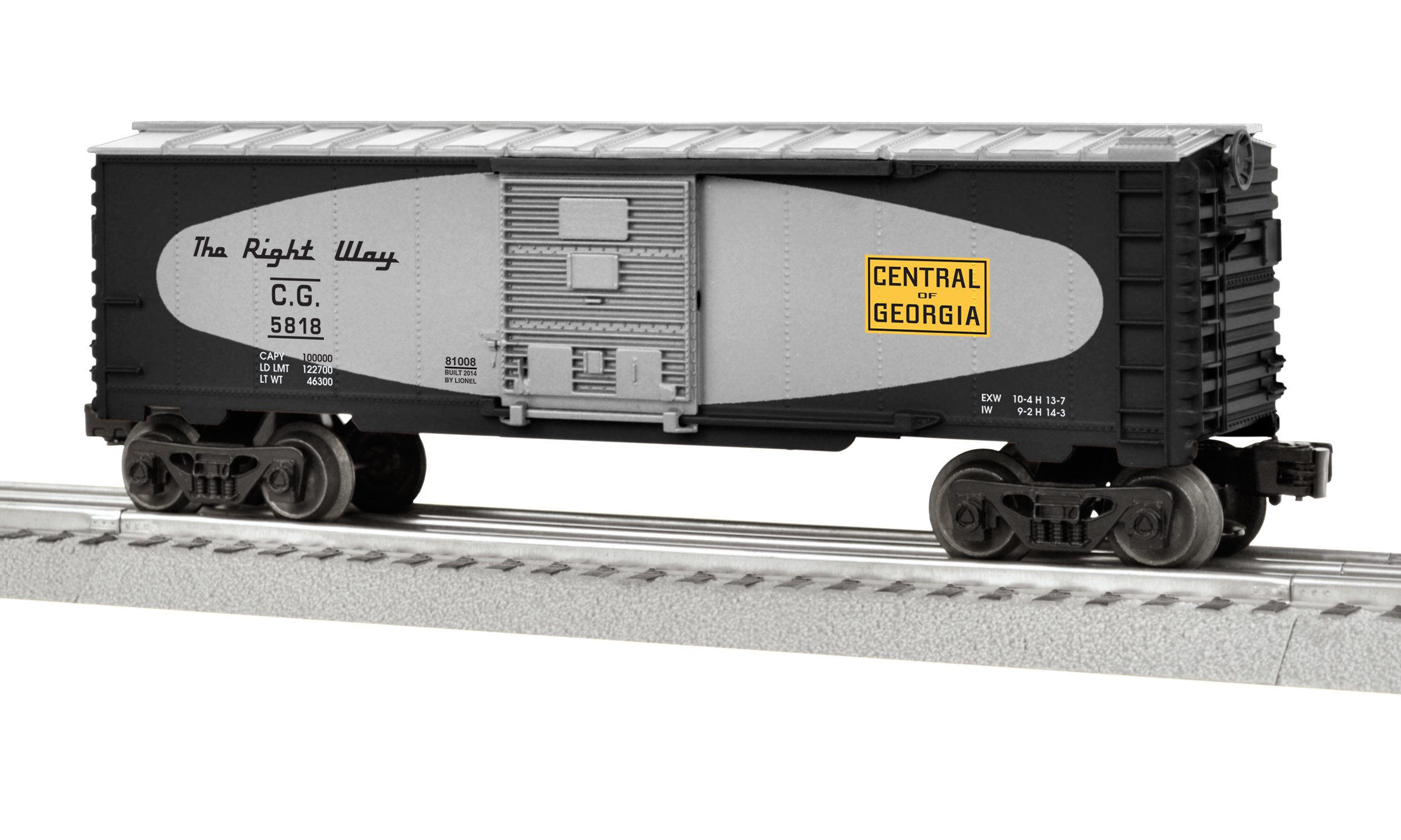 Lionel Trains Central Georgia Boxcar