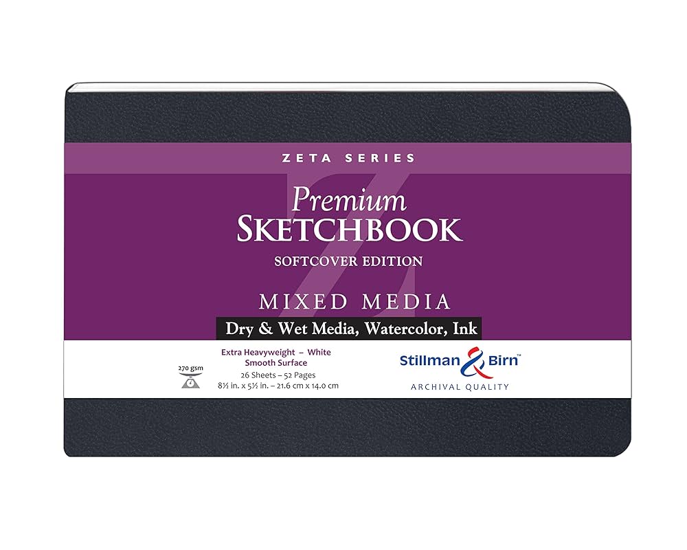 Amazon.com: Stillman & Birn Zeta Series Softcover Sketchbook