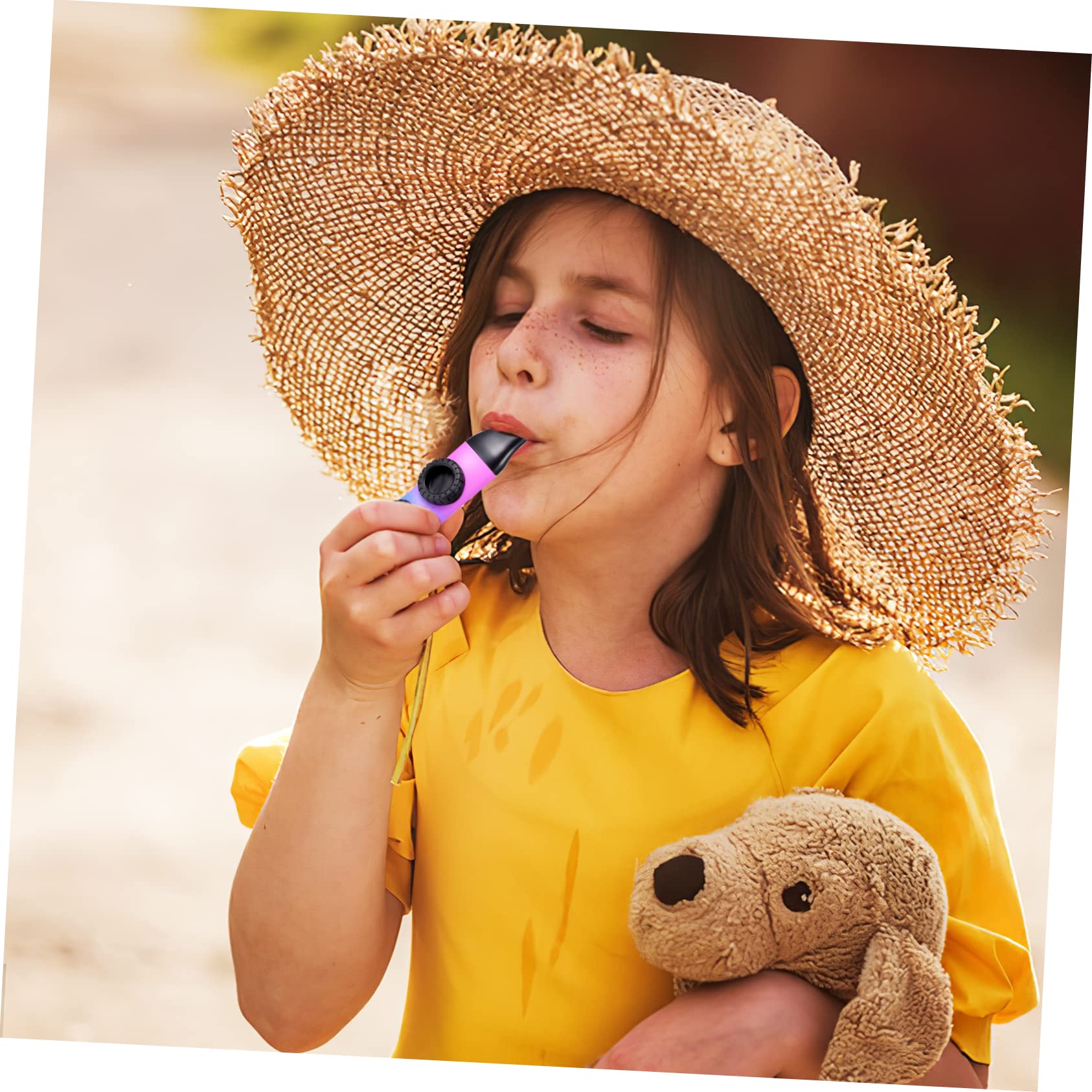 Abaodam 4 Juegos kazoo mirlitón mirlitones simples instrumento musical juguetes musicales Instrumento de bolsillo juguete musical abdominales