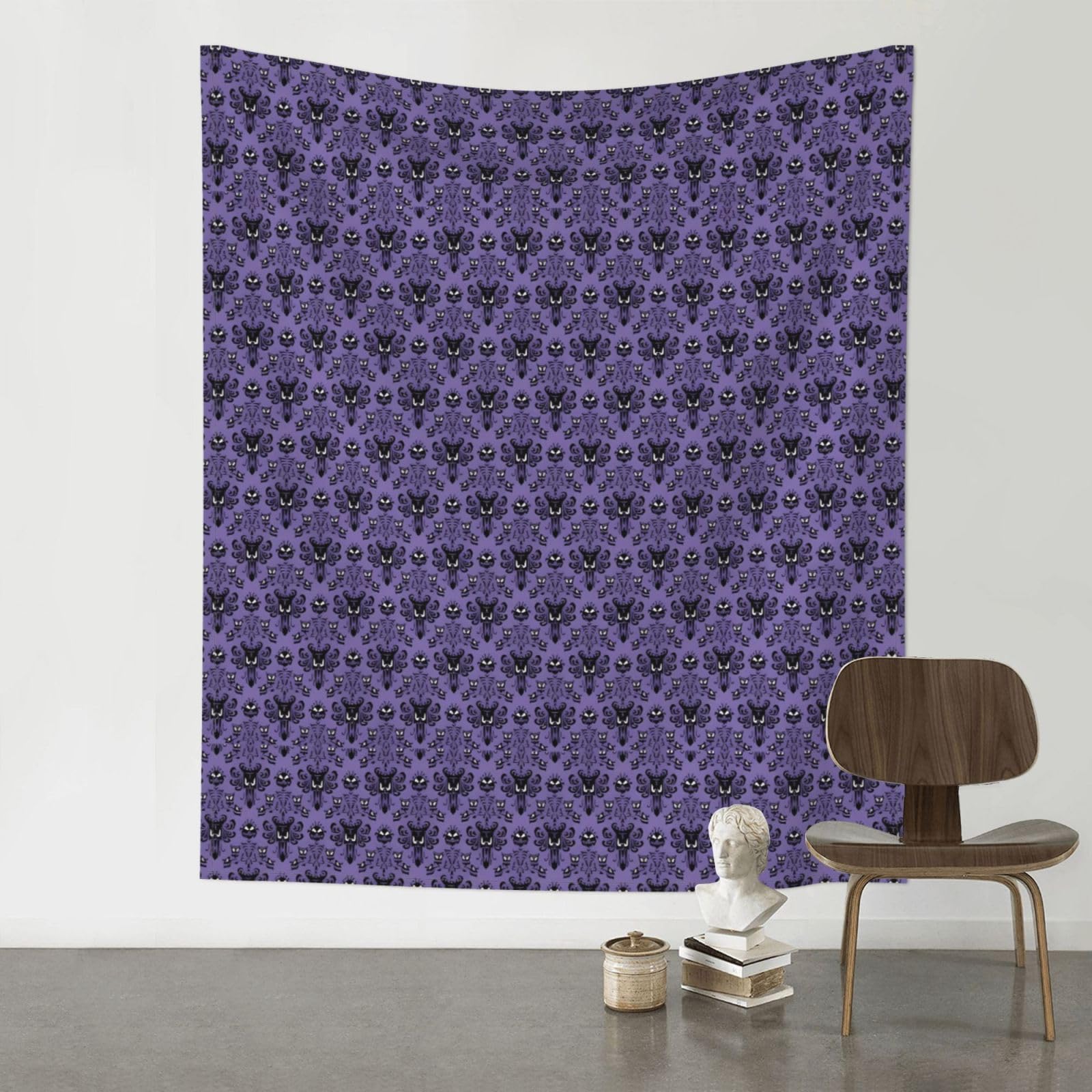 YYHHAOFA Haunted Mansion Prints 60x51in Wall Tapestry Boho Chic Dorm Decor & Beach Throw Blanket