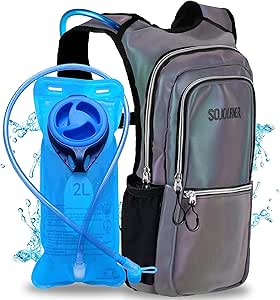 Sojourner Hydration Pack - 2L Water Backpack for Festivals, Hiking, Running, Biking