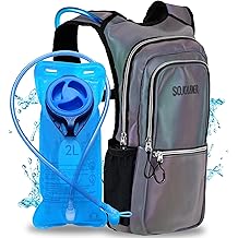 Sojourner Hydration Pack, Hydration Backpack - Water Backpack with 2l Hydration Bladder, Festival Essential - Rave Hydration Pack Hydropack Hydro for Hiking, Running, Biking, Festival Gear