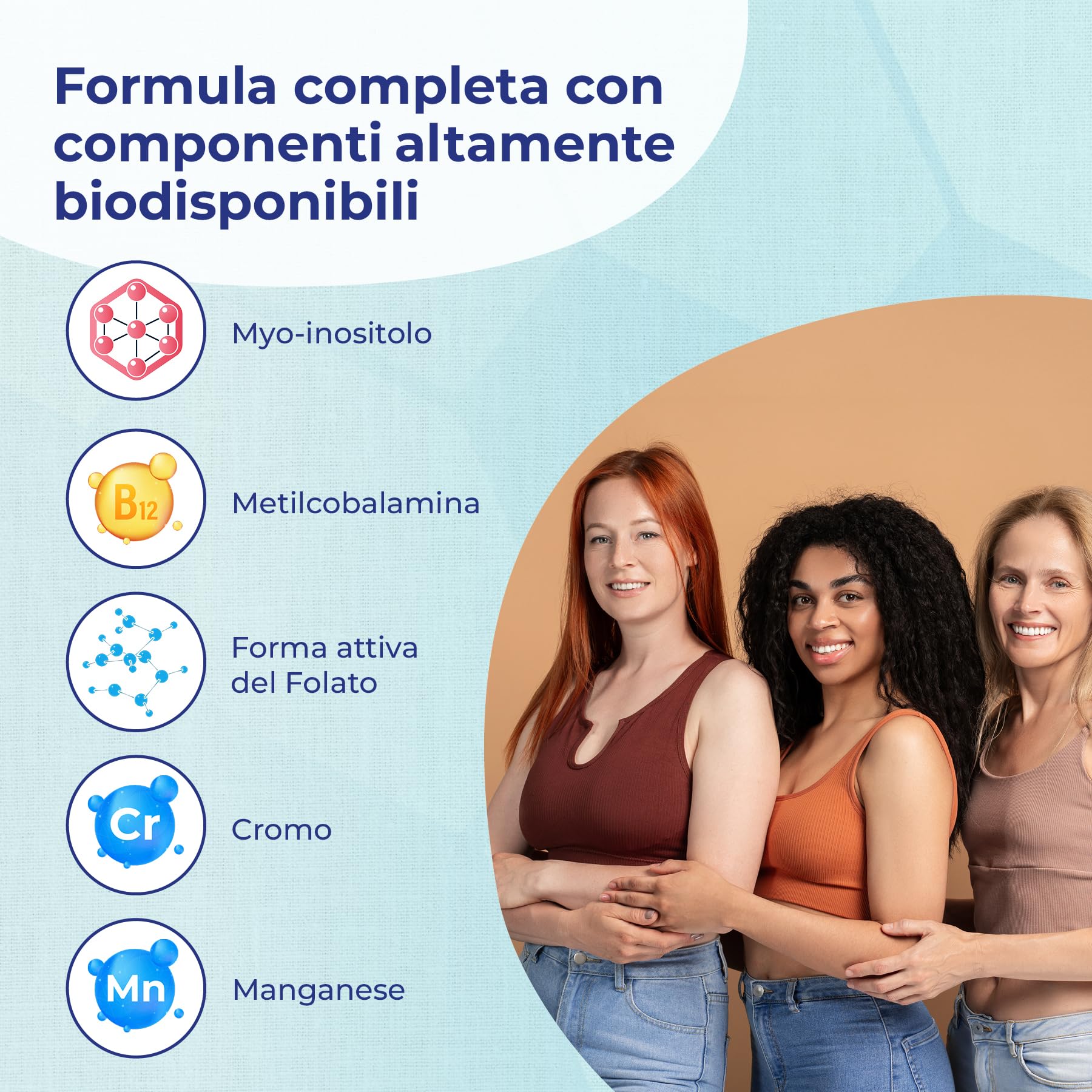 NORMOCIS INO©® metabolismo Omocisteina – PCOS- con Acido Folico, Vitamine B12,Myo-Inositolo, Cromo e Manganese -Integratore Senza Glutine Naturalmente privo di Lattosio • GUSTO TE’ VERDE • 20 BUSTINE