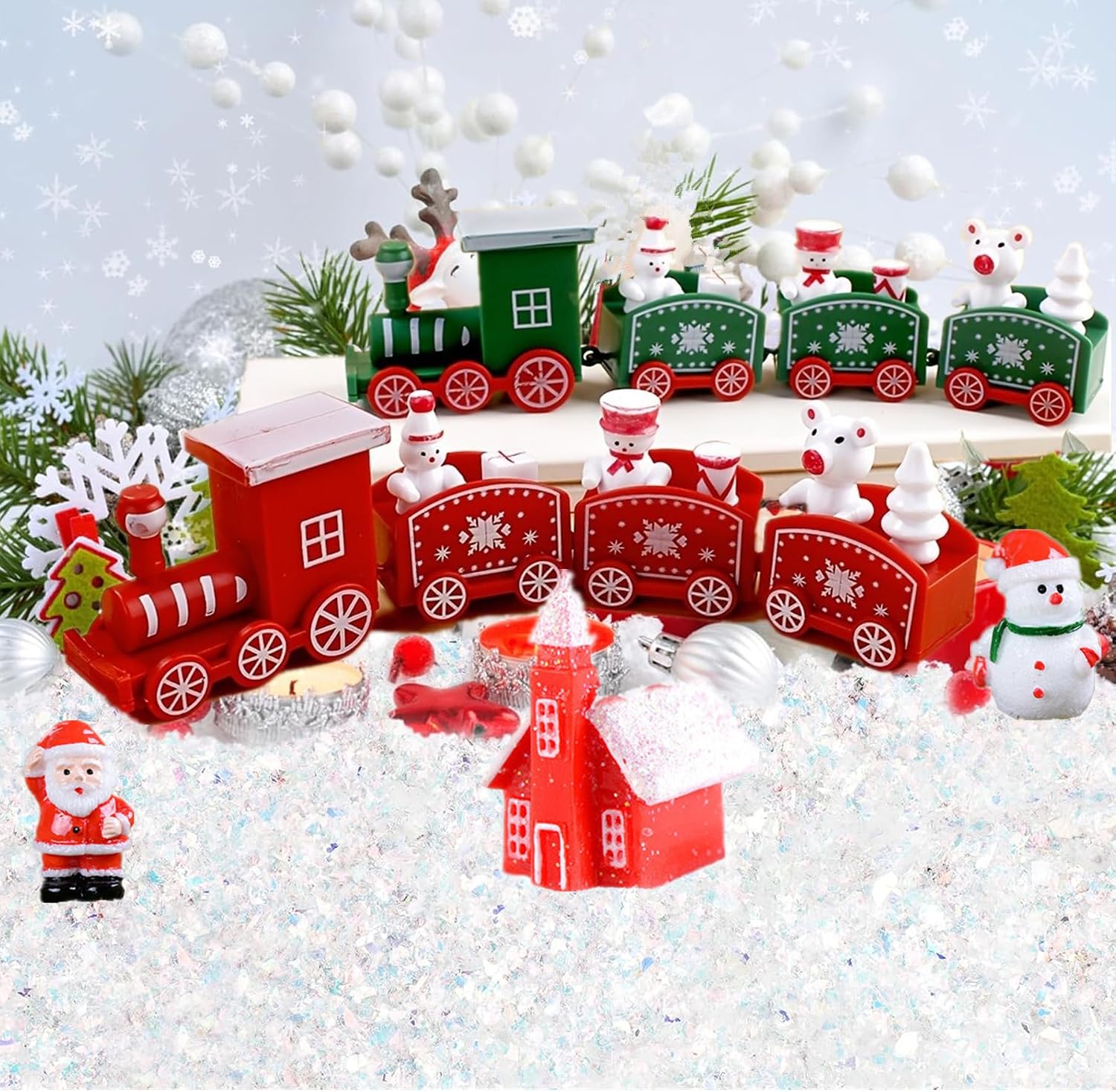 Jylucky 12.5 Ounces Fake Snow Decoration for Christmas, Artificial Snow for Crafts Village Displays, Sparkling White Craft Snowflakes for Holiday Decor Craft Winter Displays (12.5 Ounces)