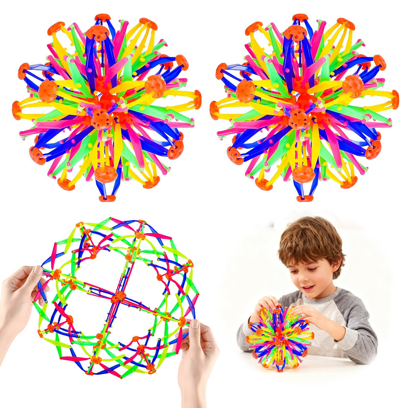 AGSIXZLAN Expandable Breathing Ball 2-Pack