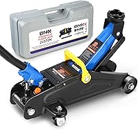 DNA Motoring 2 Ton Low Profile Hydraulic Floor Jack - 4000 lbs Capacity, 5.1-13" Lift, Blue TOOLS-00474