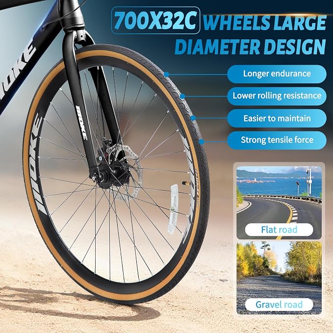 Bicicleta híbrida urbana 27.5" 24 velocidades negra miniatura 4