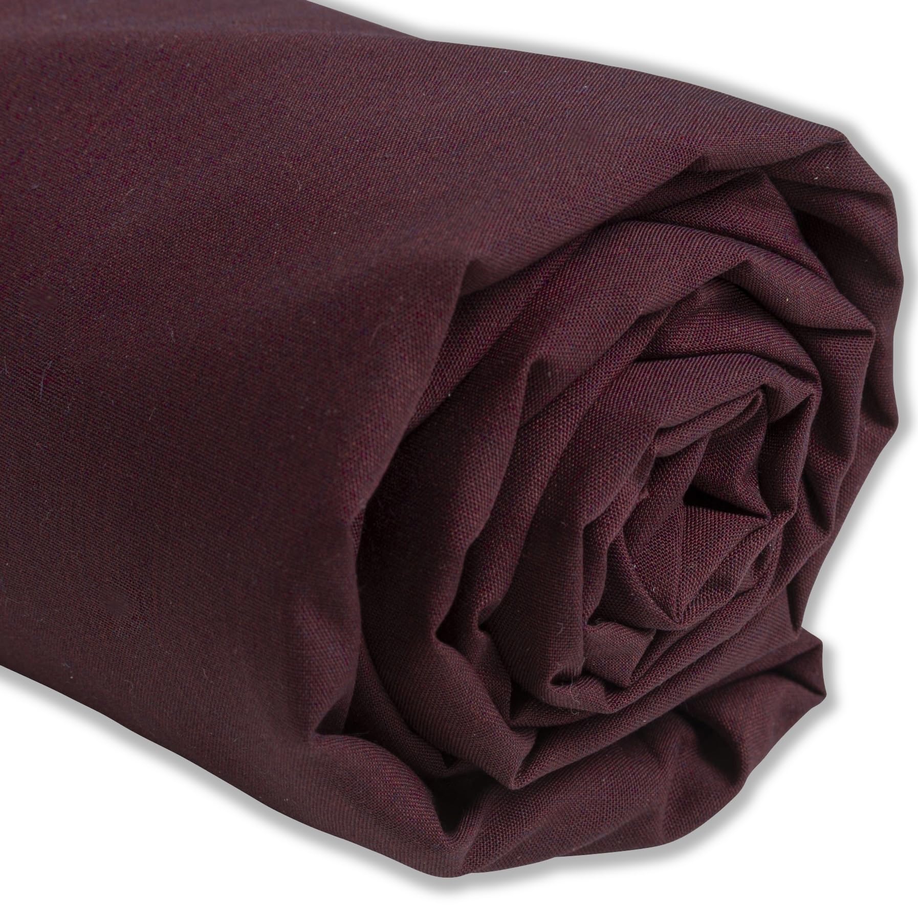 IPEA Bordeaux Poplin Cotton Fabric - 200 cm x 150 cm - Made in Italy - Fabric by the Metre for Sewing, Clothing, Linings, Furnishings, Accessories, Patchwork, Plain Fabric for Sewing