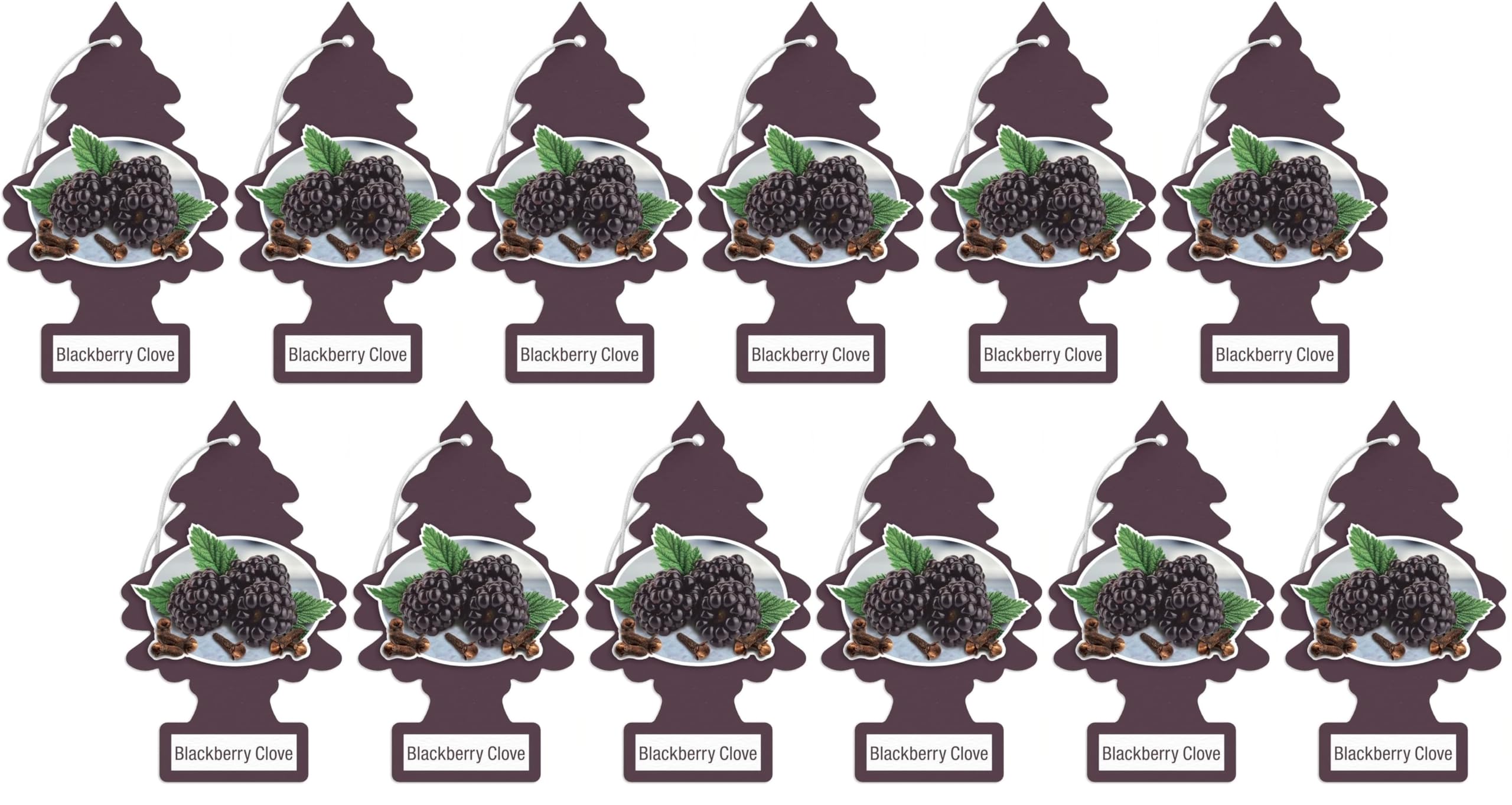 Little Trees Blackberry Clove Air Fresheners 12 Pack