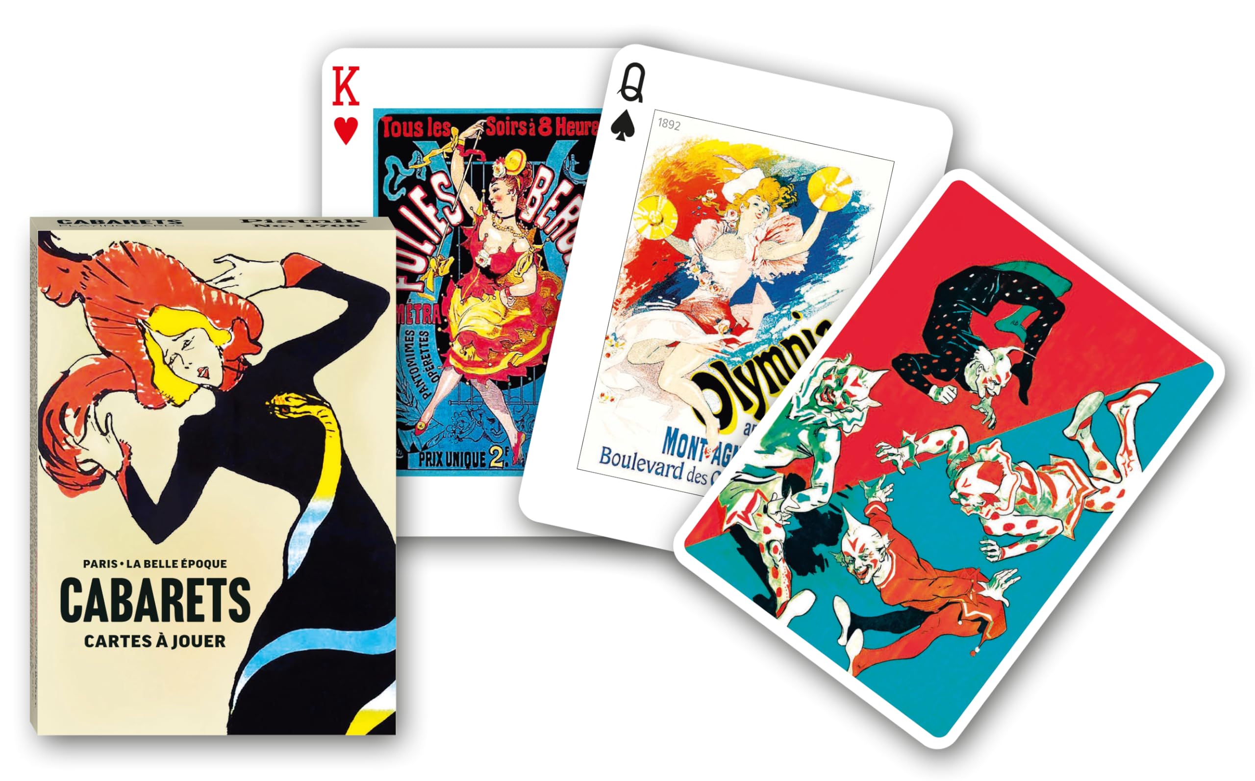 Piatnik Cabarets Trading Cards 55 Cards
