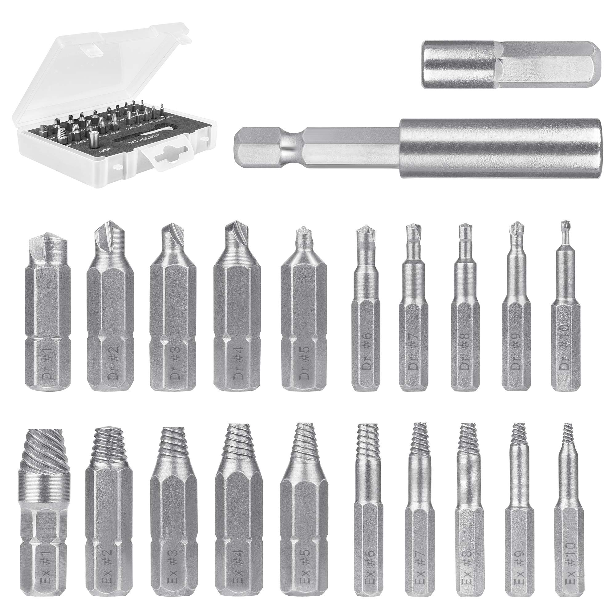 Buy 22 Pcs Damaged Screw Extractor Set, Stripped Screw Extractor Set