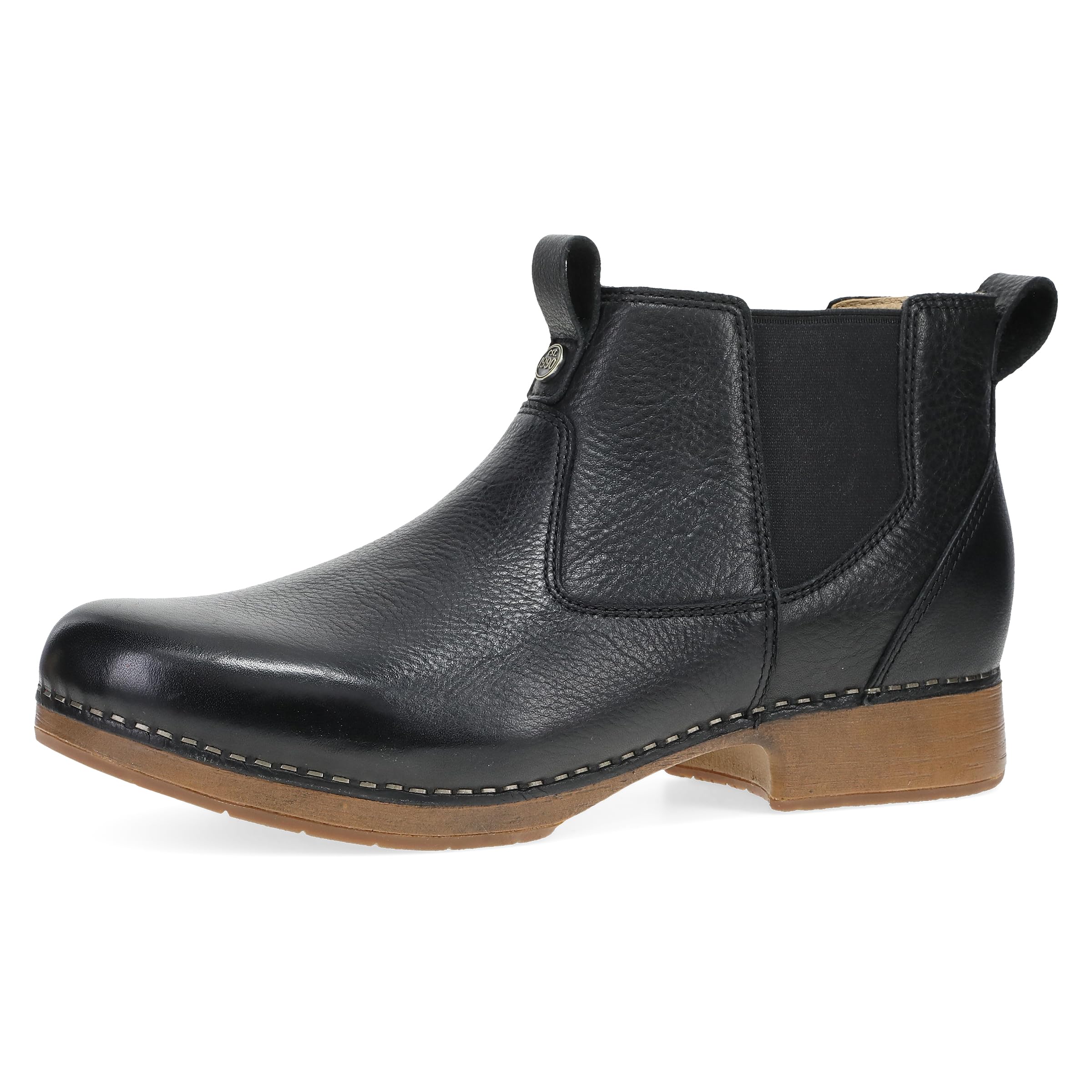 Dansko Womens Michele Chelsea Boots -Slip-On Leather Ankle Boot All-Day Comfort Classic Equestrian Style