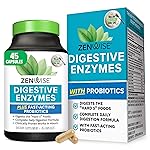 Zenwise Health Digestive Enzymes for Gut Health & Bloating Relief - Multi Enzymes Digestion Supplement with Probiotics, Bromelain & Papaya for Digestive Health Support - Men & Women - 45 Count