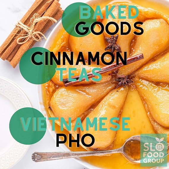 Slofoodgroup Saigon Cinnamon Sticks, Cinnamon Quills from Vietnam for Cooking and Baking (2 ounce)