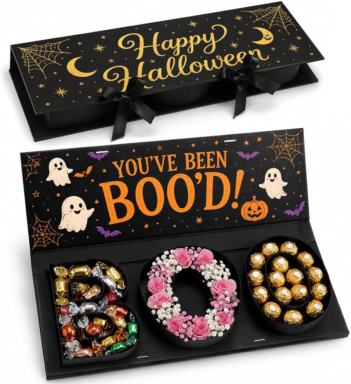 Gueevin Halloween Candy Gift Box for Halloween Candy and Gift