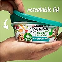 Vista 8 de Comidas preparadas Purina Beneful, comida para perro, paquete surtido, 10 onzas Tubo, paquete de 8