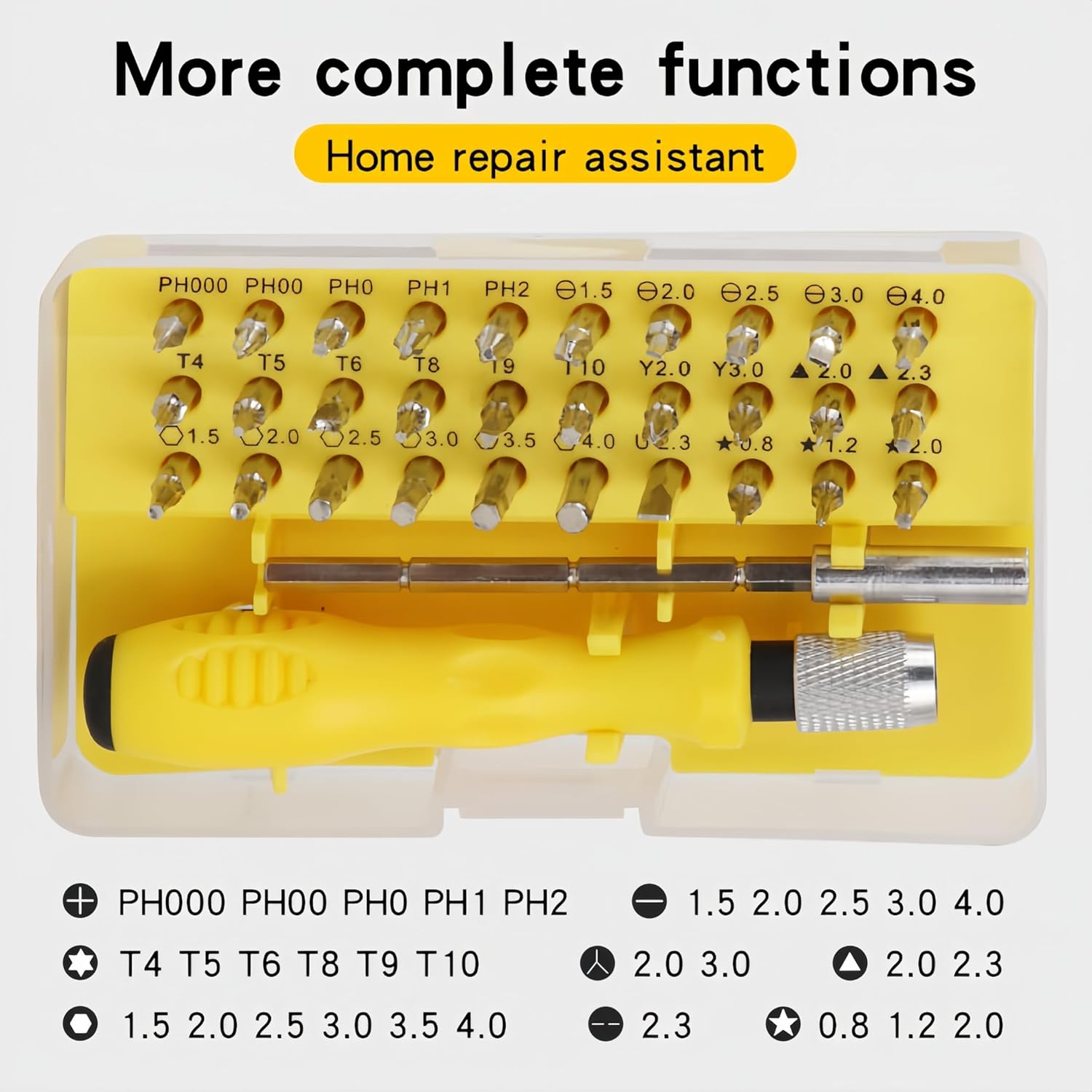 32-in-1 Precision Screwdriver Set,Professional Magnetic Repair Tool Kit, Mini Screwdrivers for Phone, Computer, Laptop, Watch, Eyeglasses, and Electronics