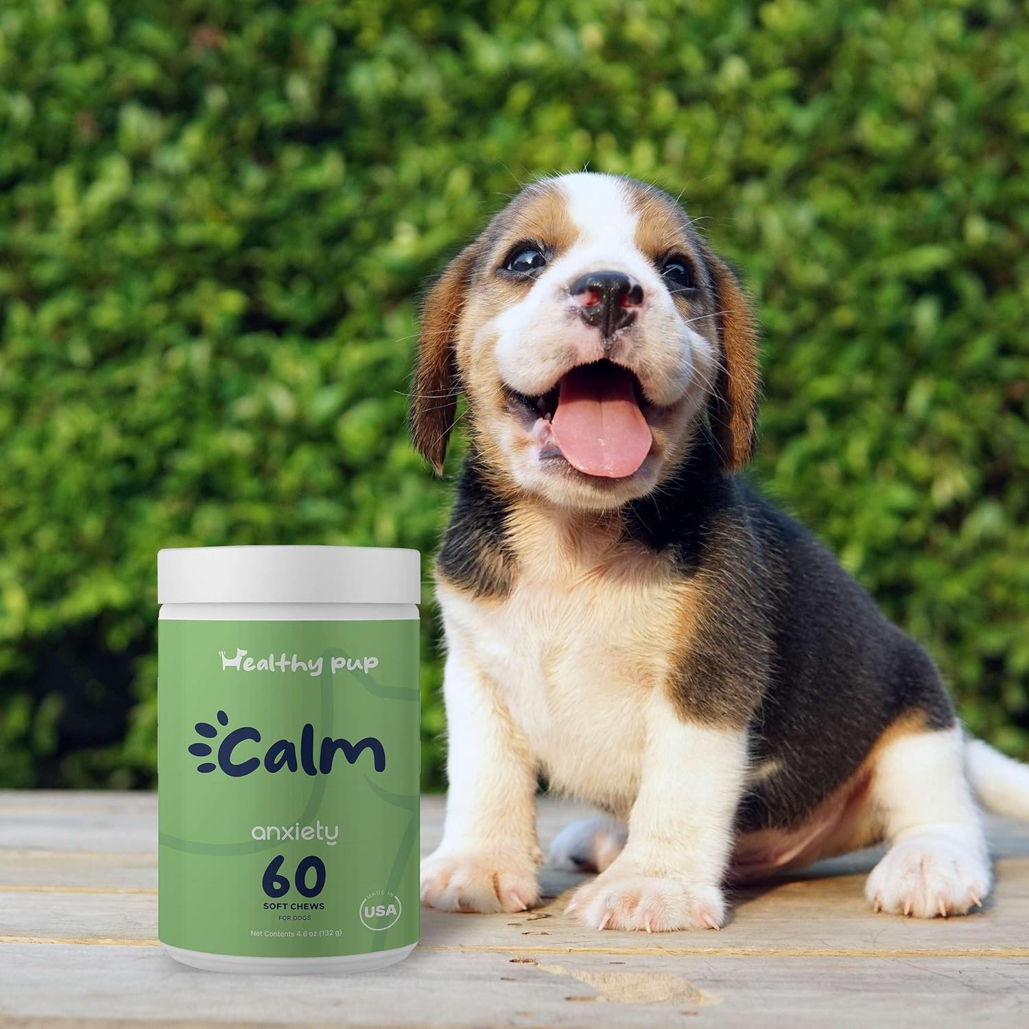 Healthy Pup Calming Chews for Dog Anxiety Relief - 60 Soft Treats