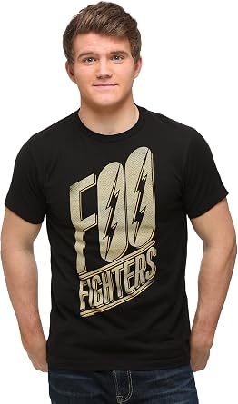 Foo Fighters Mens Slanted Logo Mens T-Shirt