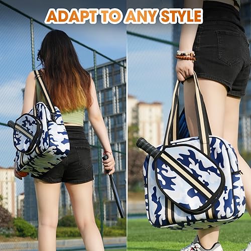 Miniatura 6 de Bolso bandolera de pickleball para mujeres y hombres, bolsas de pickleball para mujeres y hombres, bolsas de pickleball para damas