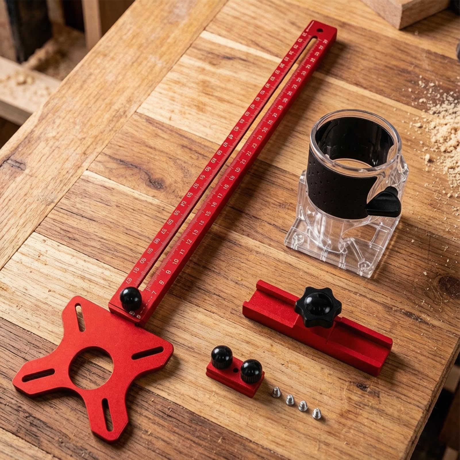 Oberfräsen-Führungs 65 mm -Trimm- und Hilfsführungshalterung