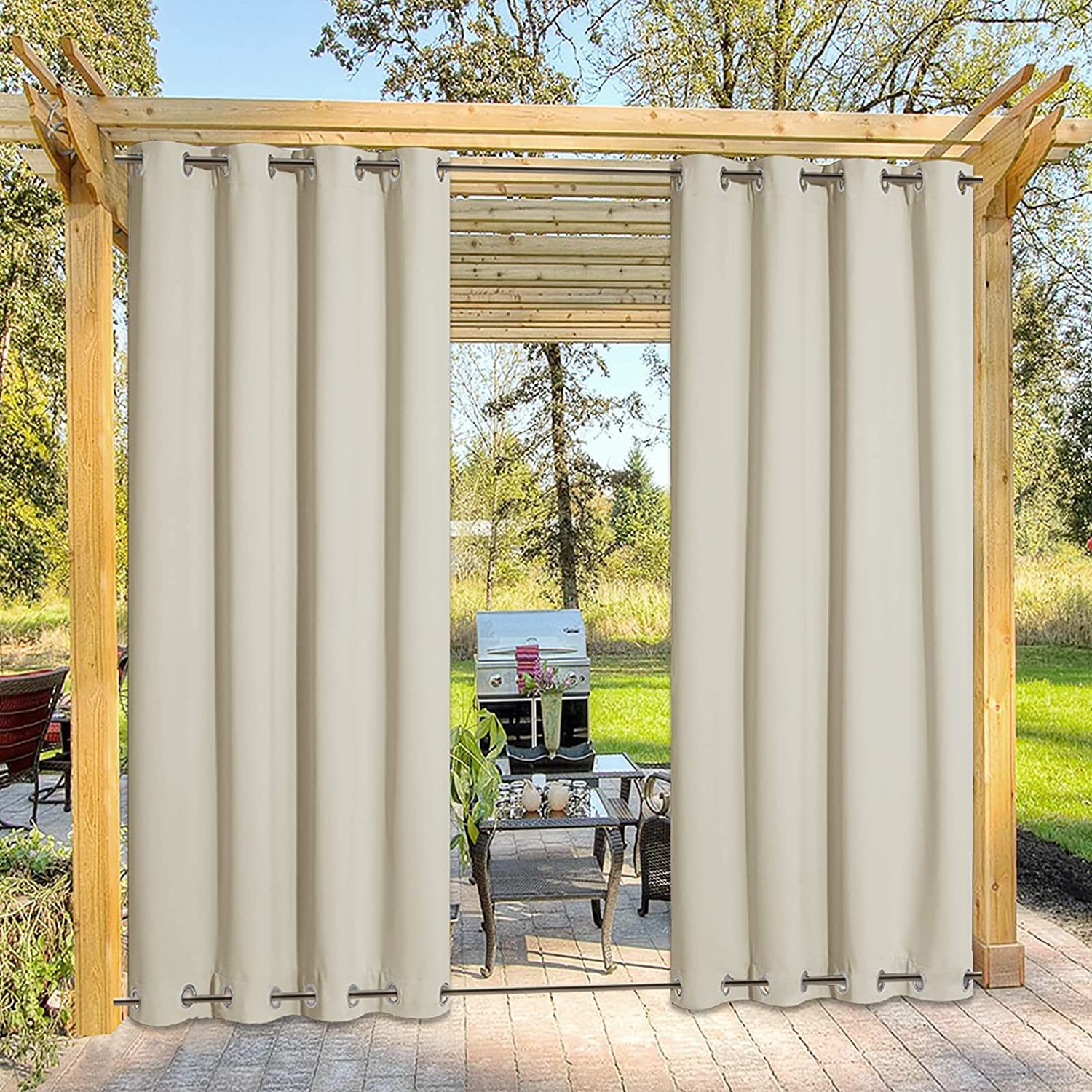 Imperméable d'extérieur balcon terrasse pera protection solaire 132x213cm