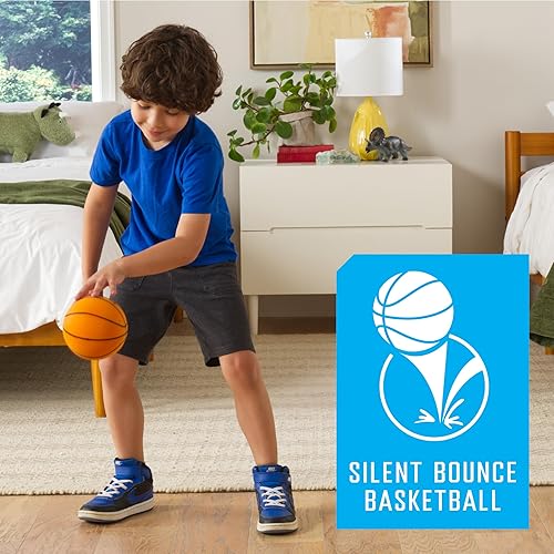 Miniatura 3 de EastPoint Sports Shh Sports - Juego de baloncesto para colocar sobre la puerta, bola de espuma silenciosa, tablero de 18 x 12 pulgadas, a partir de