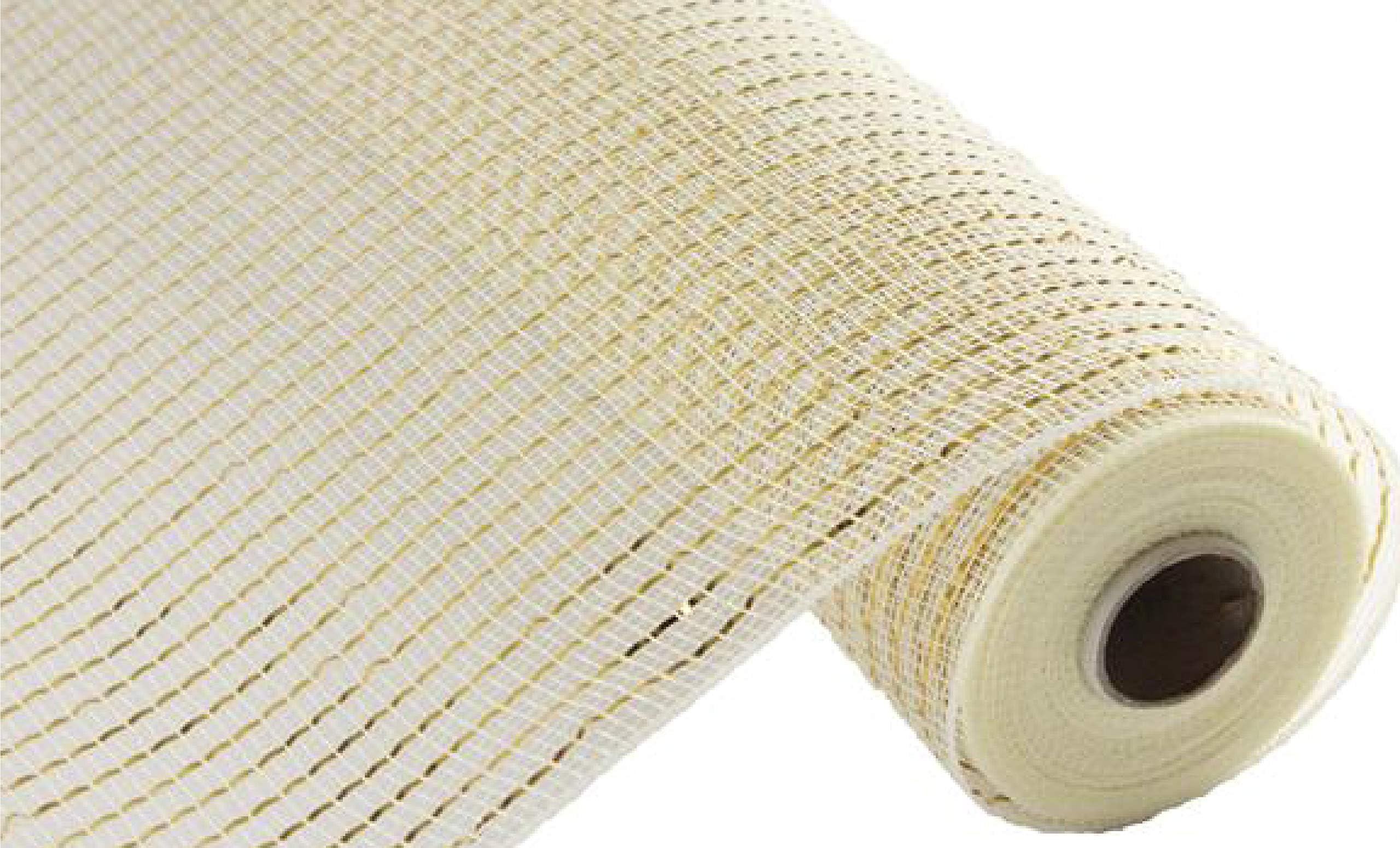 Amazon.com: Crafter's Square Decorative Mesh 1 Roll Cream/Beige 6 inch